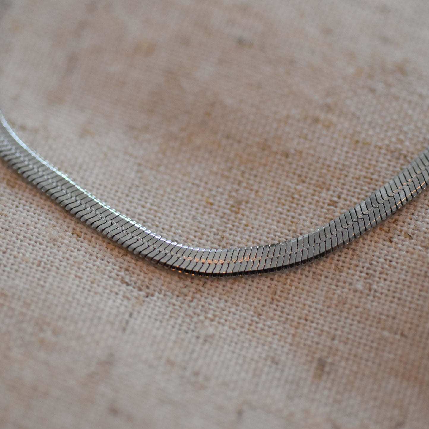 RVS ketting Noor zilver