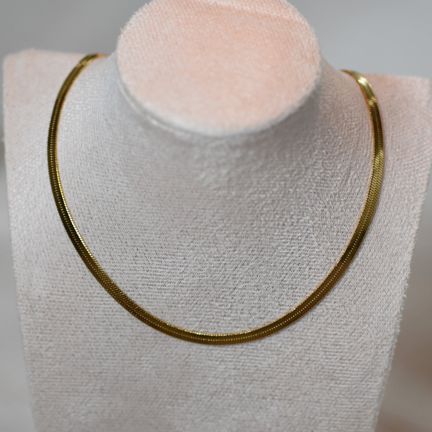 RVS ketting Noor goud