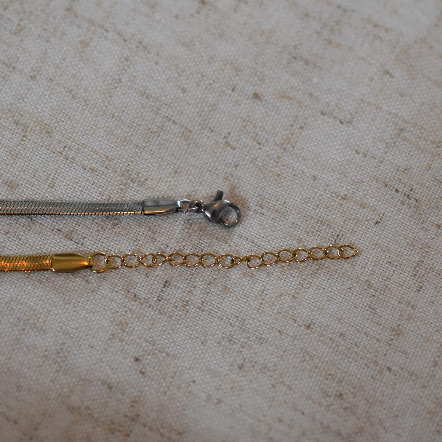 RVS ketting Noor zilver
