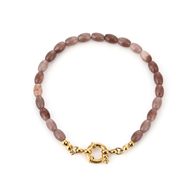 Kralenarmband Annemijne lila