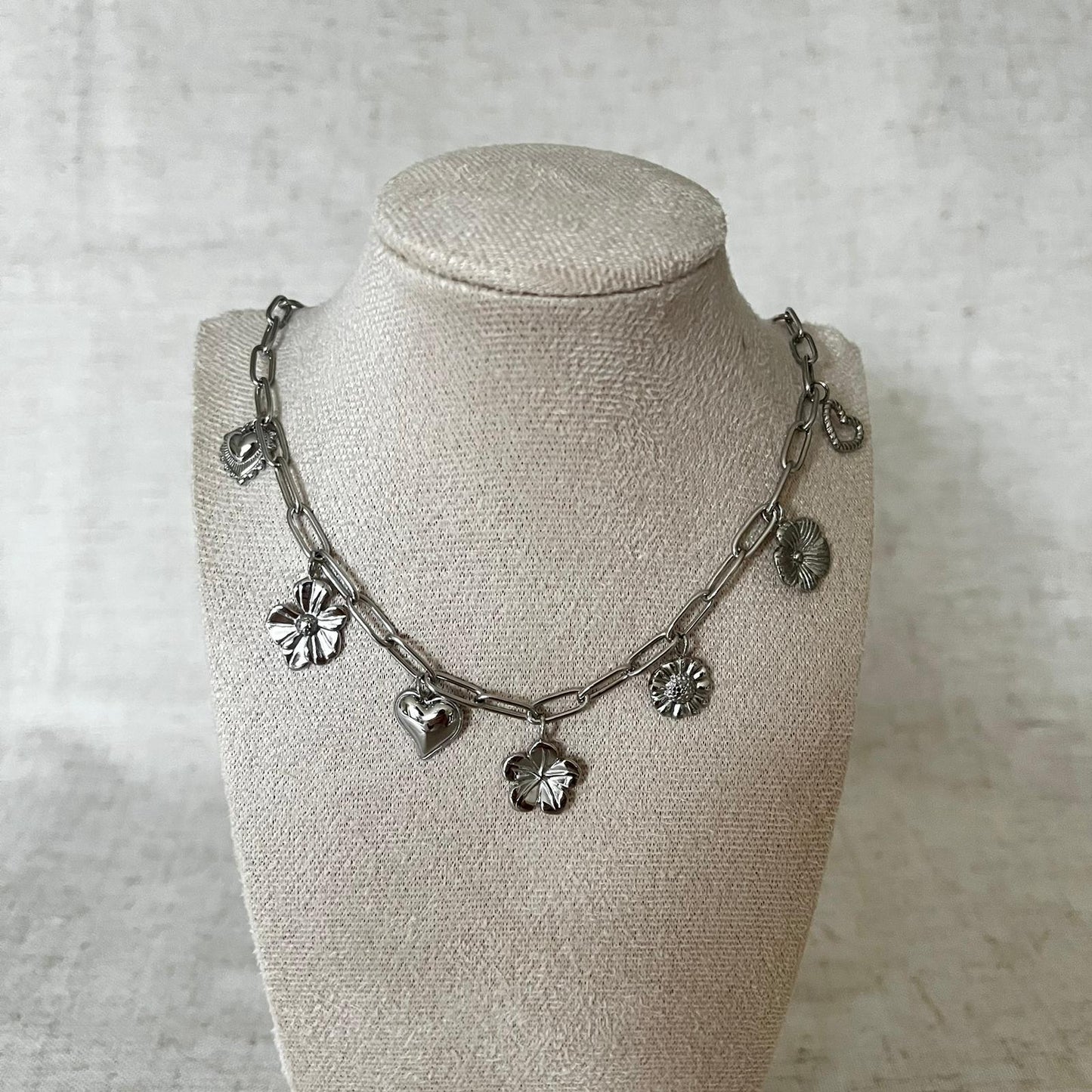 Bedelketting Marthe zilver