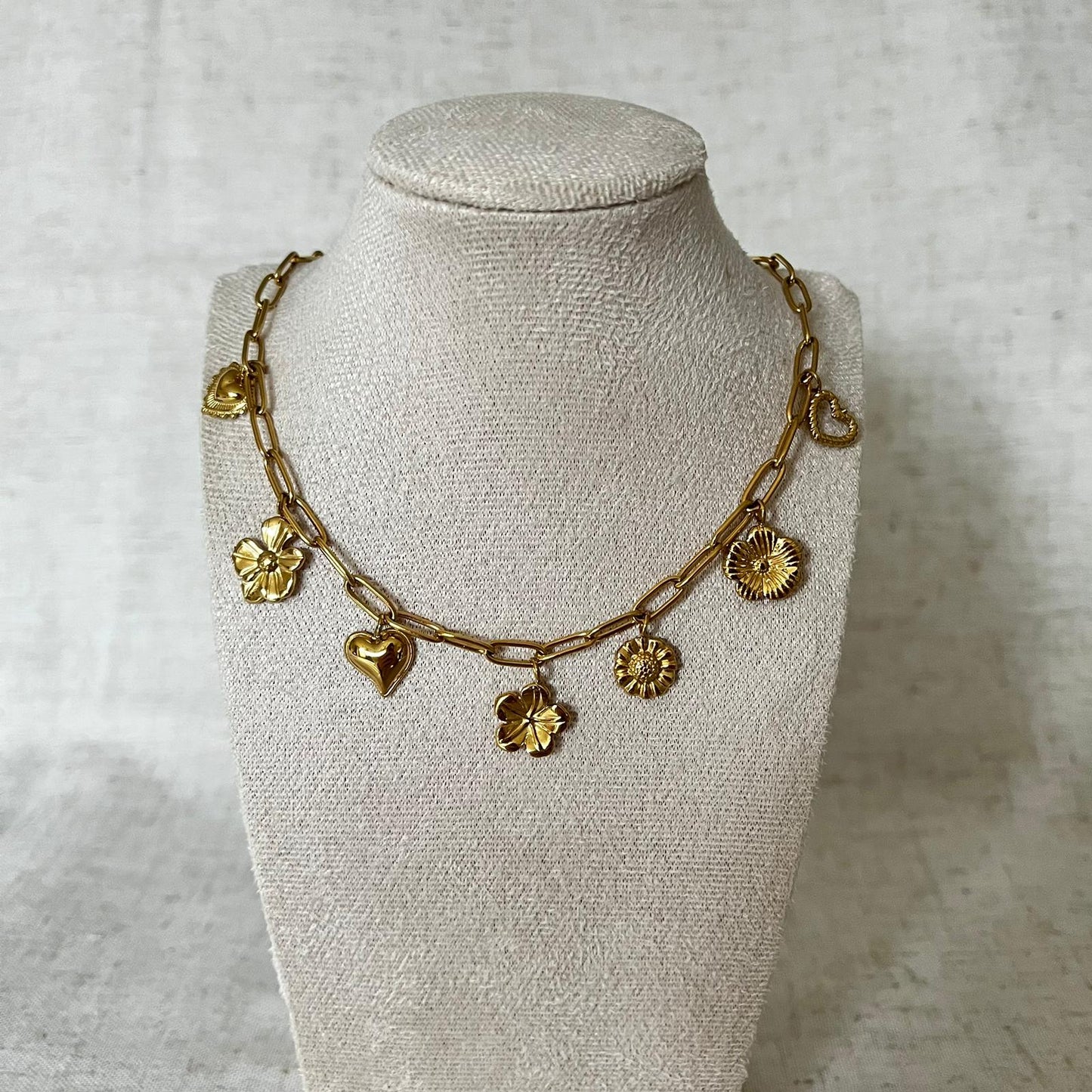 Bedelketting Marthe goud