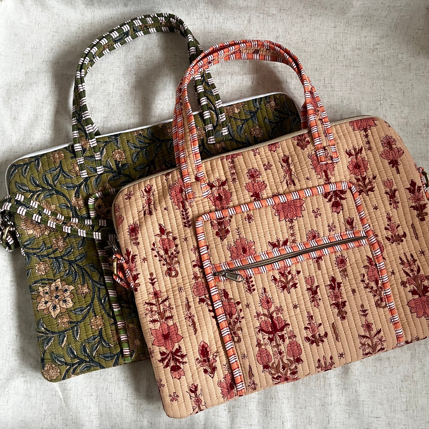 Laptoptas Madelief beige