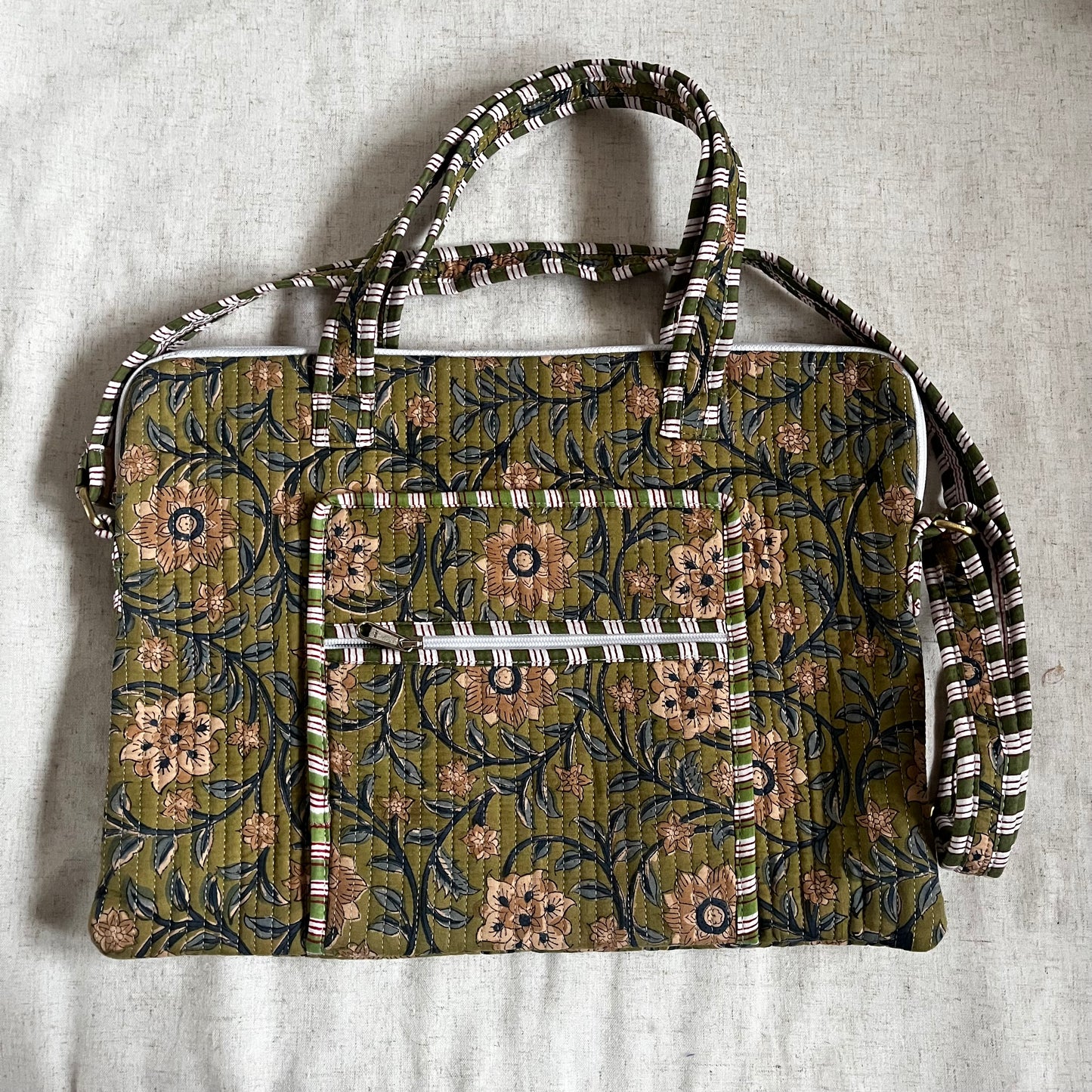 Laptoptas Madelief groen