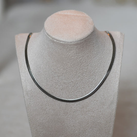 RVS ketting Noor zilver