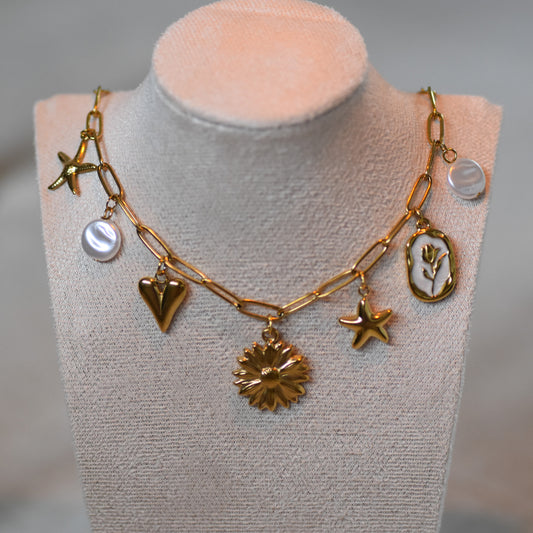 Bedelketting Lize goud