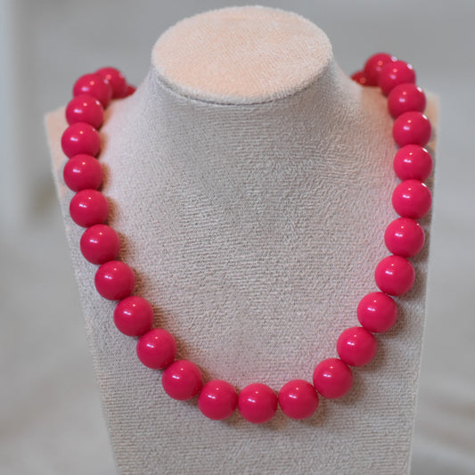Kralenketting Yaél roze