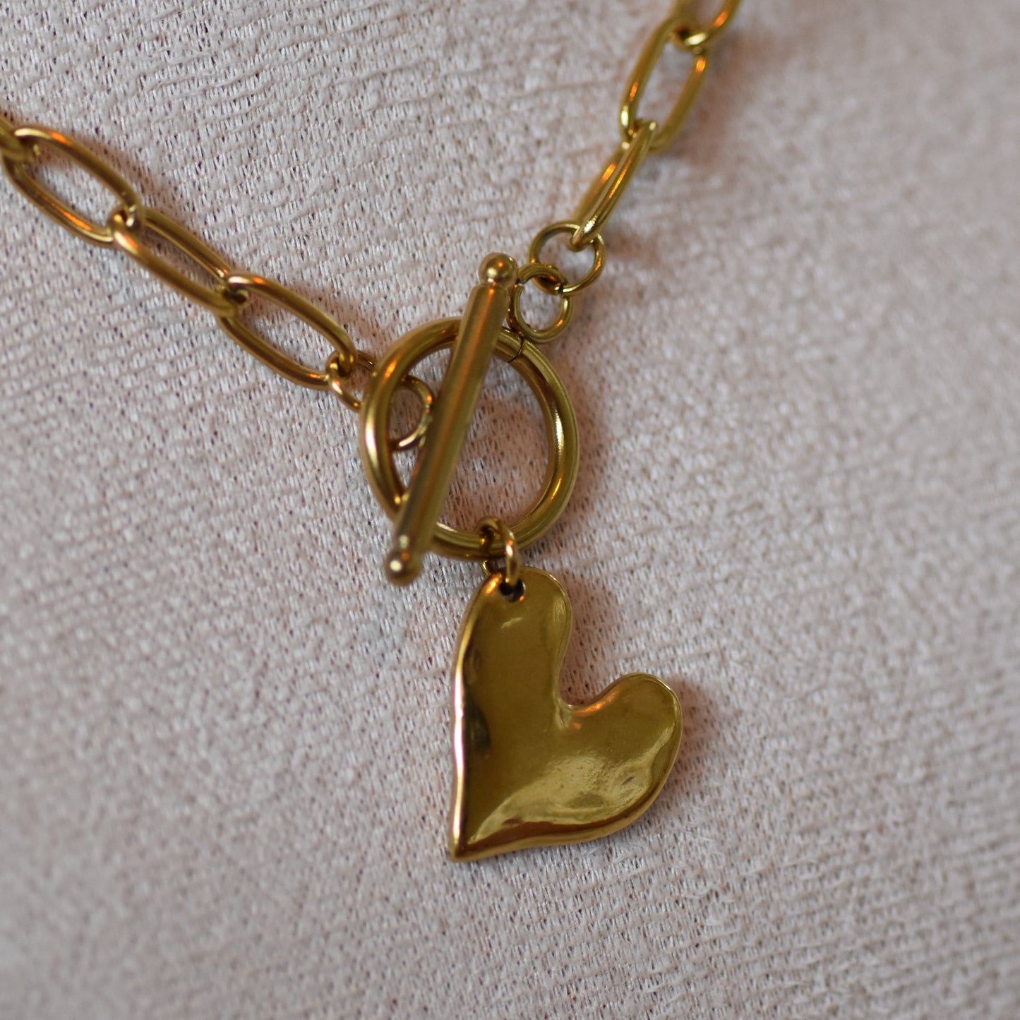 RVS ketting Ava goud