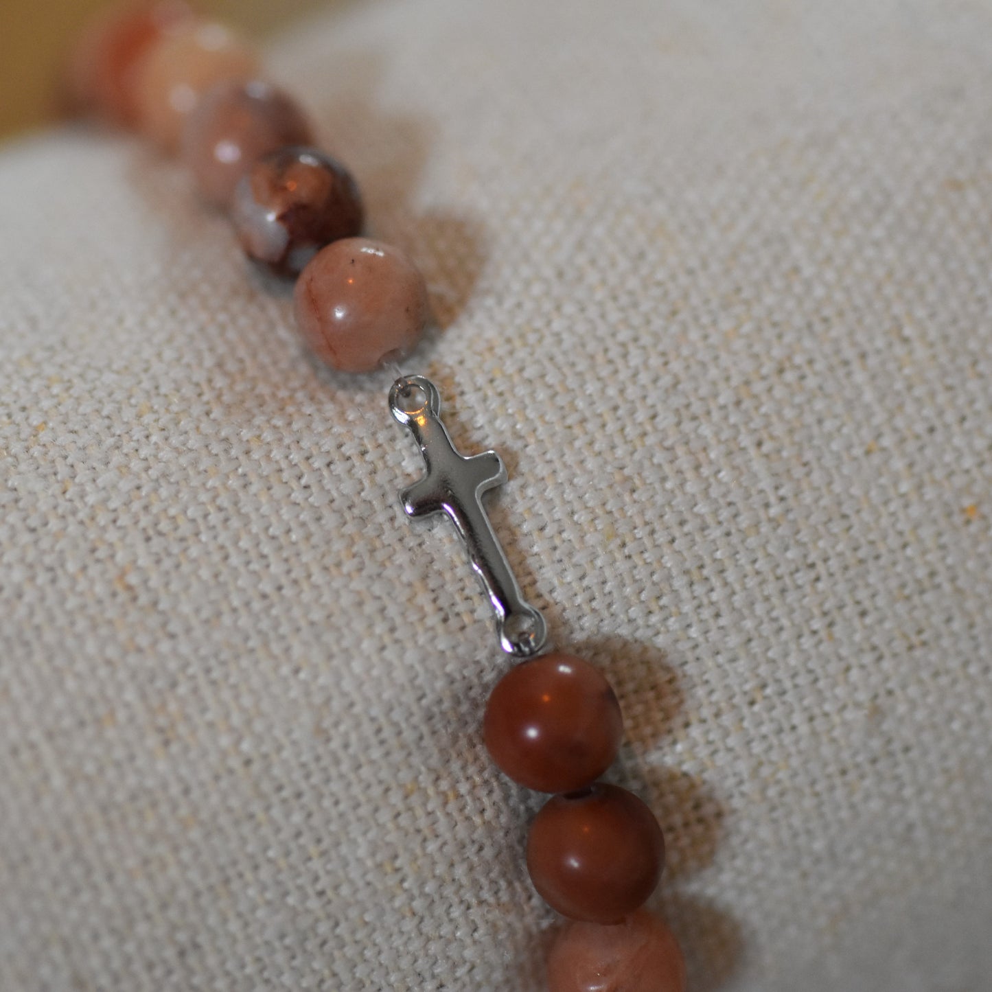 Kralenarmband Mieke zilver