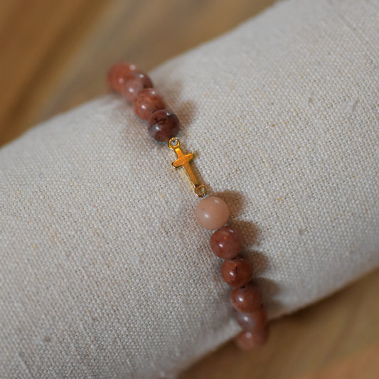 Kralenarmband Mieke goud