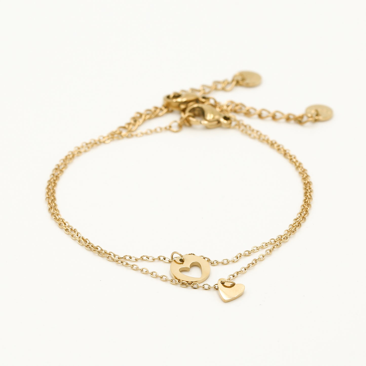 Armbandenset Ninthe goud/zilver