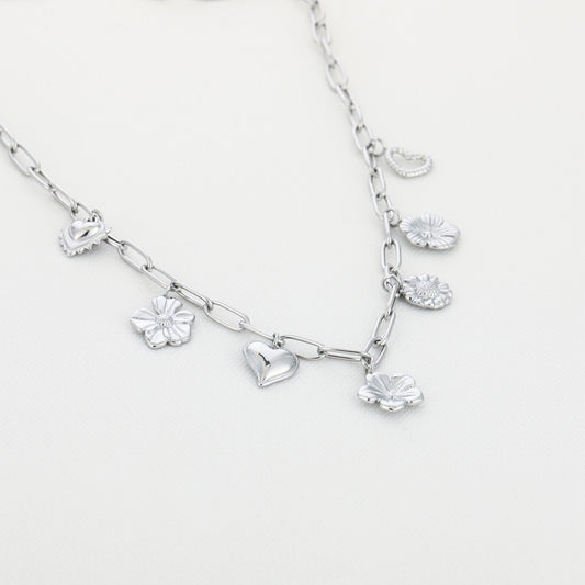 Bedelketting Marthe zilver