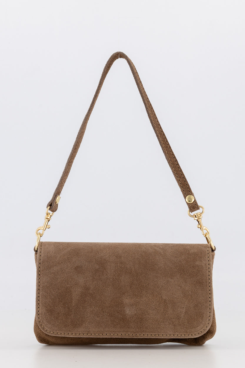 Leren handtas bruin