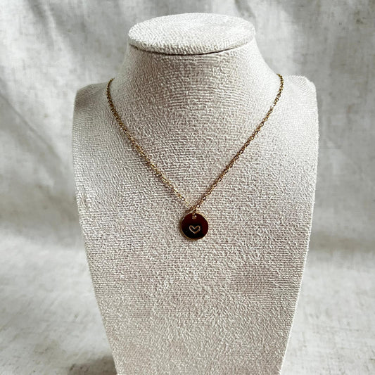 RVS ketting Elze goud