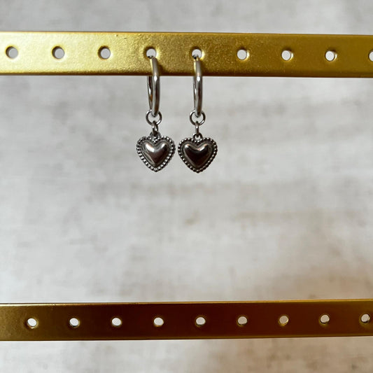 Oorbel Lauren zilver