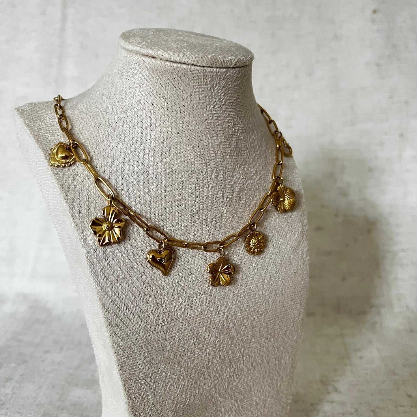 Bedelketting Marthe goud